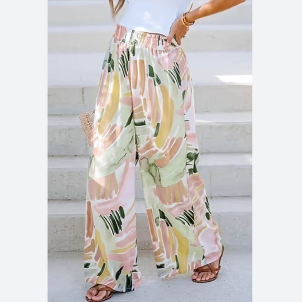 Cupshe Surprise Me Abstract Print Paperbag Pants Medium